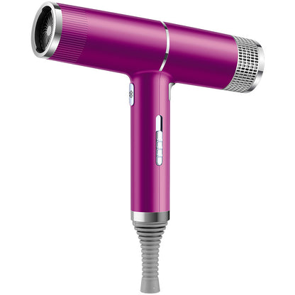 3 in 1 hair dryer quick dry nourish and moisture hairs with negative ion easy hair styling purple