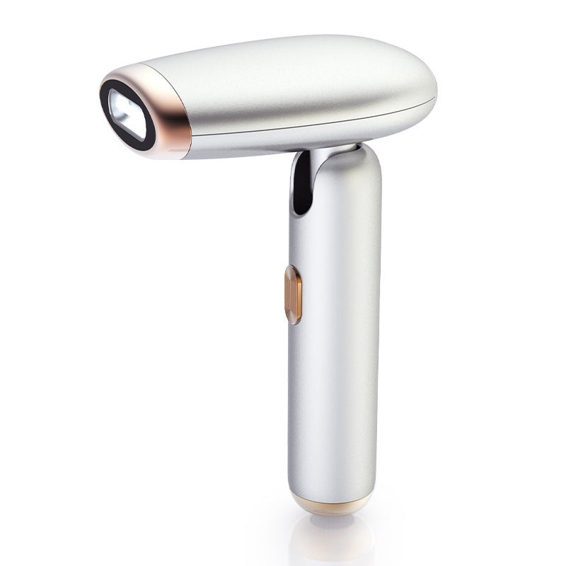 IPL hair removal device inhibit hair regeneration so as to achieve long lasting hair removal with persistent use white