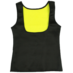 body waist push up vest shaper black