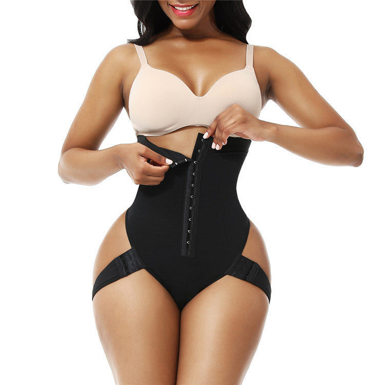 butt lifter shapewear panties black front