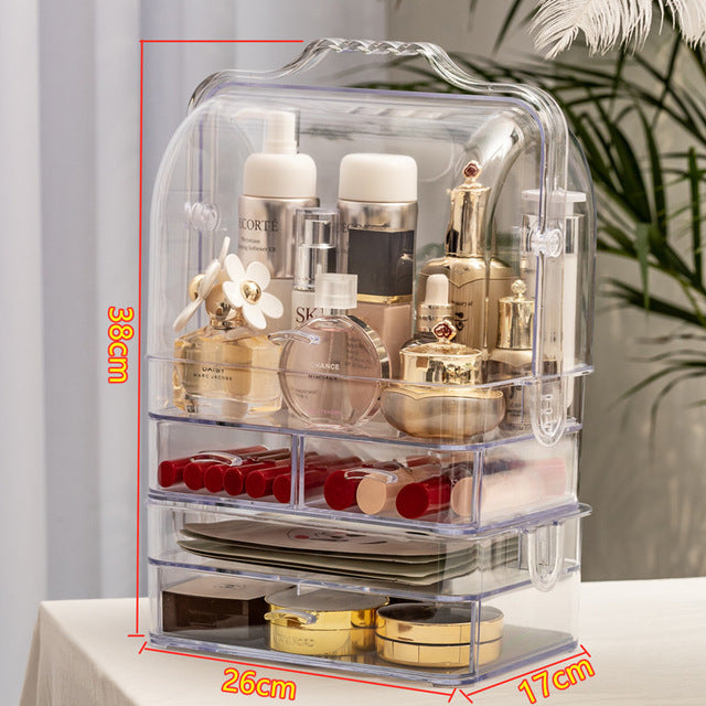 cosmetic storage box transparent acrylic beauty box style 1