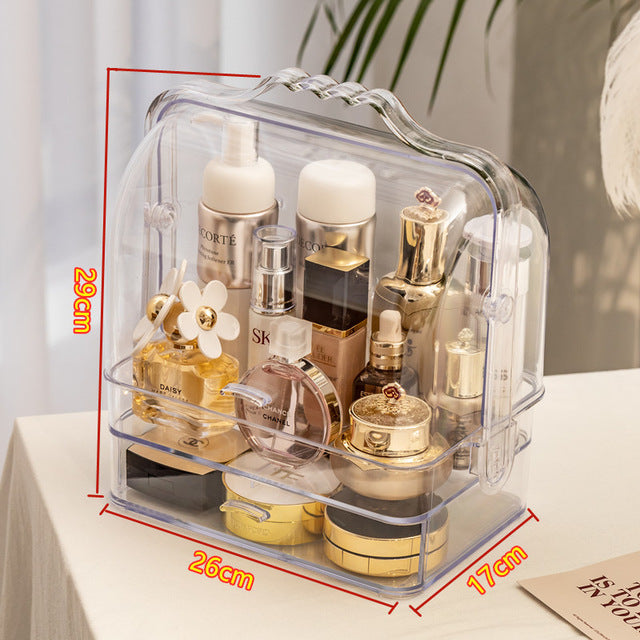 cosmetic storage box transparent acrylic beauty box style 2