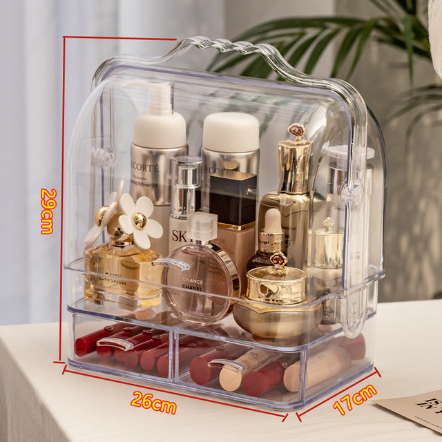 cosmetic storage box transparent acrylic beauty box style 3