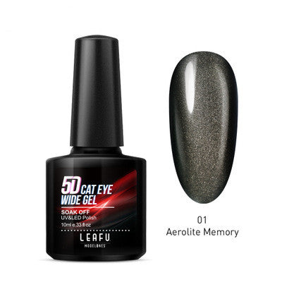 glittering gel nail polish aerolite memory