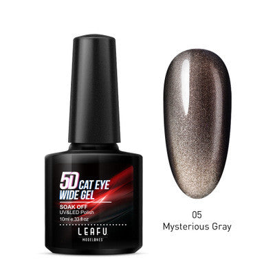 glittering gel nail polish mysterious gray