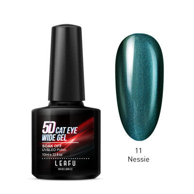 glittering gel nail polish nessie