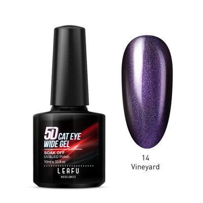 glittering gel nail polish vineyard