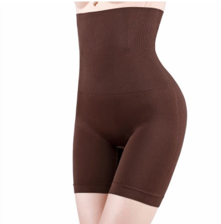 high waist tummy control body shaper coffee