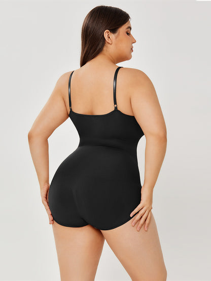 plus size women body shaper black