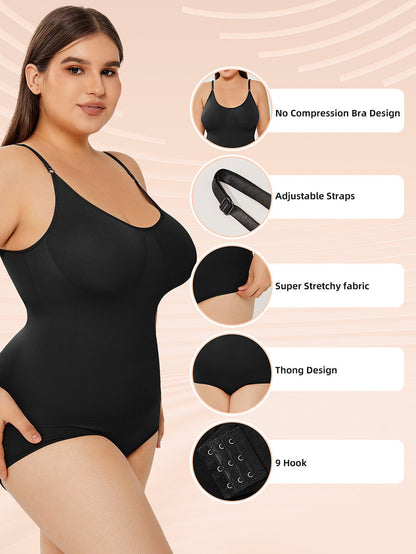 plus size women bodyshaper black 1