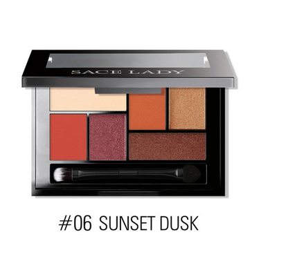 portable eyeshadow palette sunset dusk