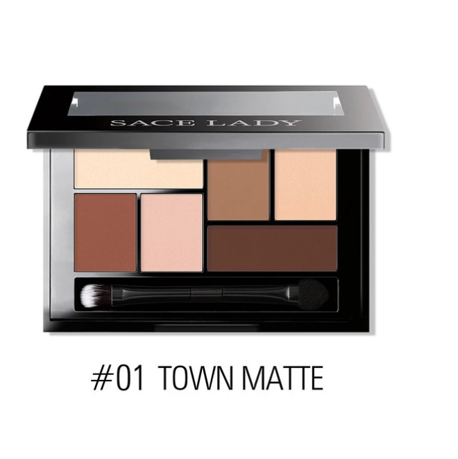 portable eyeshadow palette town matte