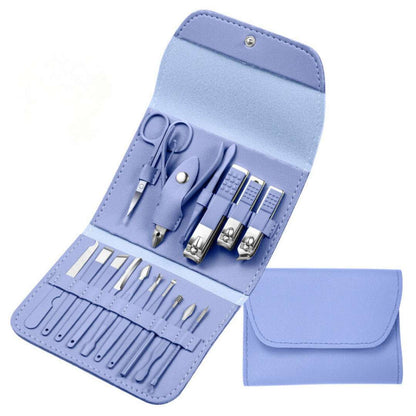 professional nail art set 16pcs blue